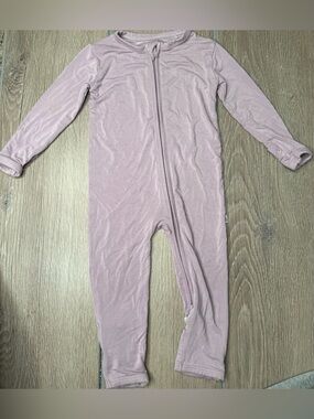 Bubble Baby Bamboo Convertible Sleeper Dusty Pink 6-12M